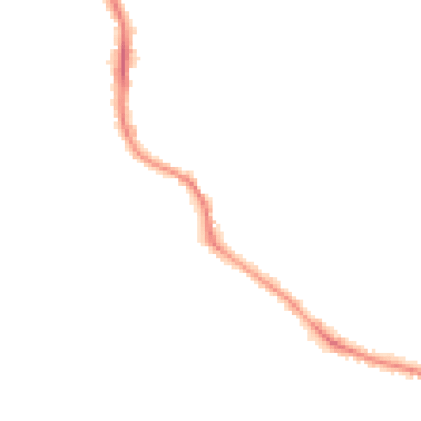 Night-time road noise heatmap for TR11 2EE