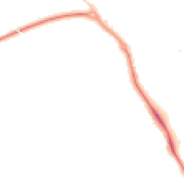 Night-time road noise heatmap for TR11 2HE