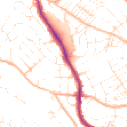 Daytime road noise heatmap for TR11 2HS