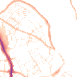 Daytime road noise heatmap for TR11 2LZ