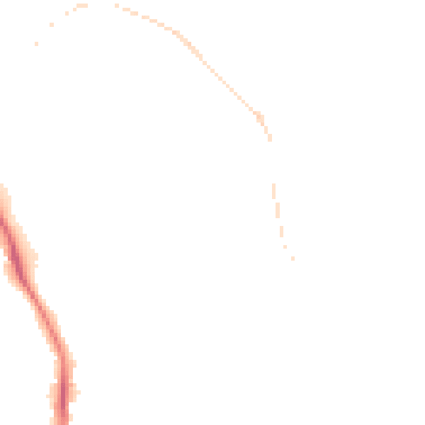 Night-time road noise heatmap for TR11 2LZ