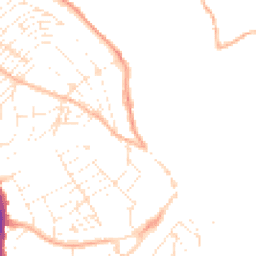 Daytime road noise heatmap for TR11 2SN