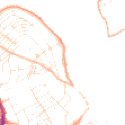 Daytime road noise heatmap for TR11 2SW