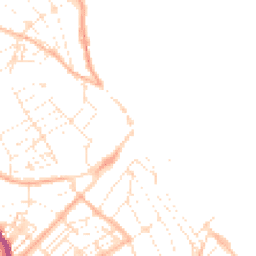Daytime road noise heatmap for TR11 3DB