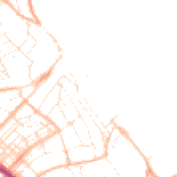 Daytime road noise heatmap for TR11 3DR