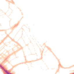 Daytime road noise heatmap for TR11 3EQ