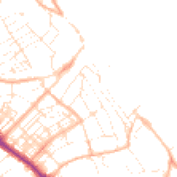 Daytime road noise heatmap for TR11 3ES