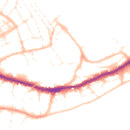 Daytime road noise heatmap for TR11 3HP