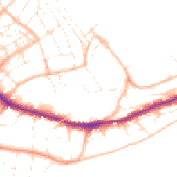 Daytime road noise heatmap for TR11 3HS