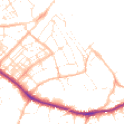Daytime road noise heatmap for TR11 3NJ