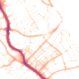 Daytime road noise heatmap for TR11 3QB