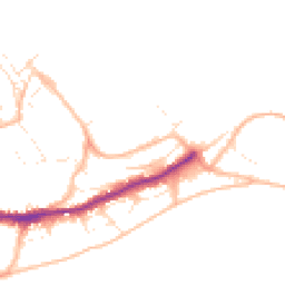 Daytime road noise heatmap for TR11 3XQ
