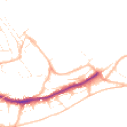 Daytime road noise heatmap for TR11 3YA