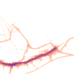 Daytime road noise heatmap for TR11 3YE