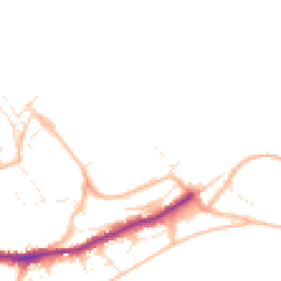 Daytime road noise heatmap for TR11 3YL