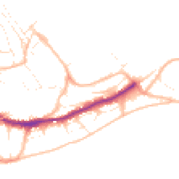 Daytime road noise heatmap for TR11 4BP