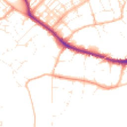 Daytime road noise heatmap for TR11 4EF