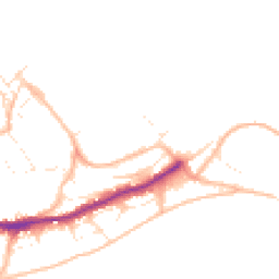 Daytime road noise heatmap for TR11 4FJ