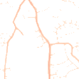 Daytime road noise heatmap for TR11 4FU