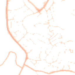 Daytime road noise heatmap for TR11 4PQ