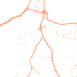Daytime road noise heatmap for TR11 4SA