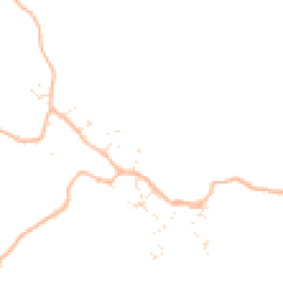 Daytime road noise heatmap for TR11 5AD
