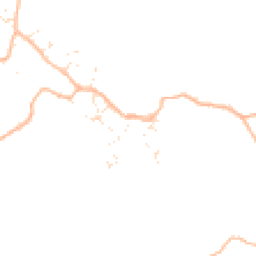 Daytime road noise heatmap for TR11 5AS