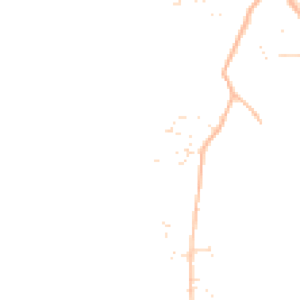 Daytime road noise heatmap for TR11 5DH