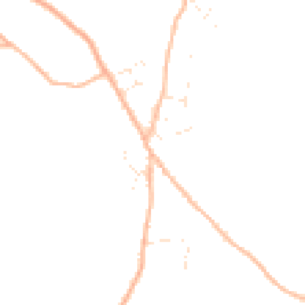 Daytime road noise heatmap for TR11 5EP