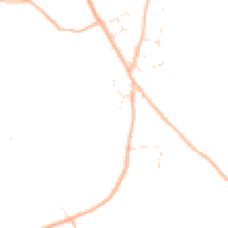 Daytime road noise heatmap for TR11 5EU