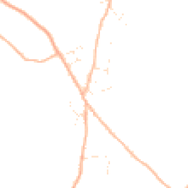 Daytime road noise heatmap for TR11 5EZ