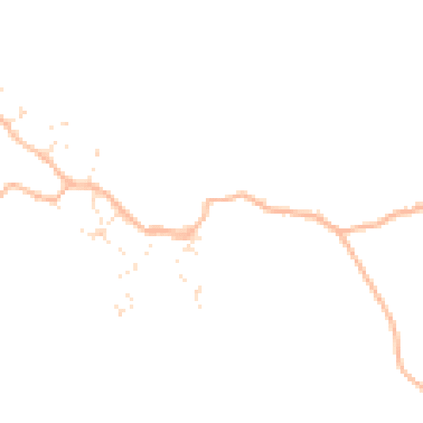 Daytime road noise heatmap for TR11 5FL