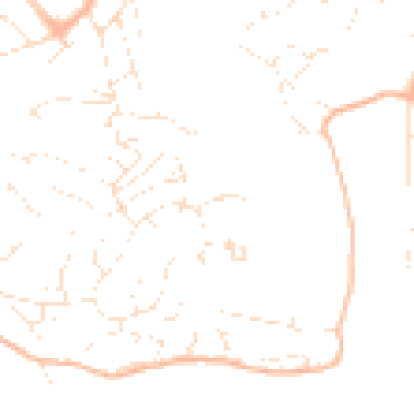 Daytime road noise heatmap for TR11 5GH