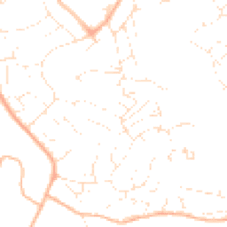 Daytime road noise heatmap for TR11 5GT