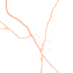 Daytime road noise heatmap for TR11 5GW