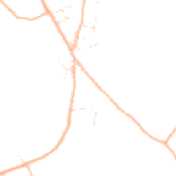 Daytime road noise heatmap for TR11 5JE
