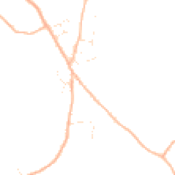 Daytime road noise heatmap for TR11 5JG