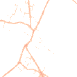 Daytime road noise heatmap for TR11 5NF