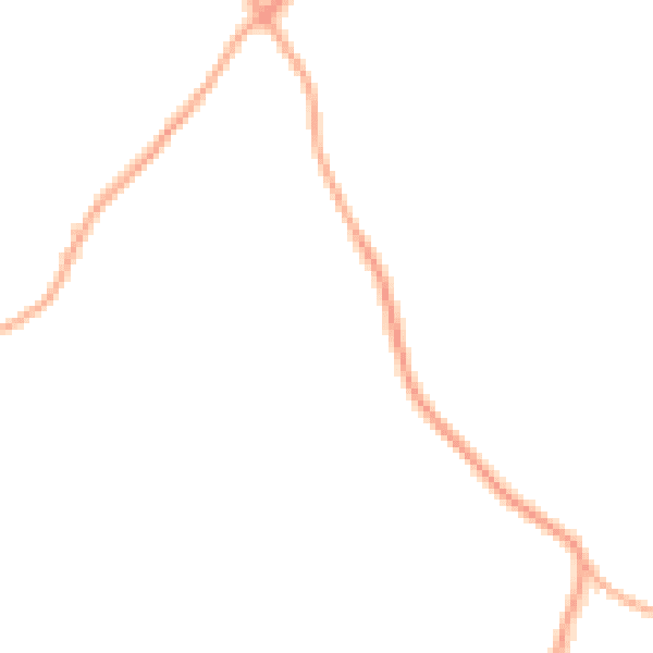 Daytime road noise heatmap for TR11 5PF