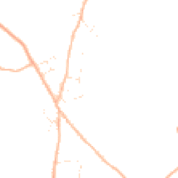 Daytime road noise heatmap for TR11 5PS