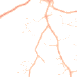 Daytime road noise heatmap for TR11 5PT