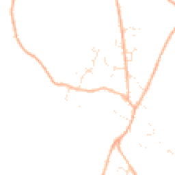 Daytime road noise heatmap for TR11 5SE