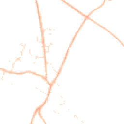 Daytime road noise heatmap for TR11 5SN