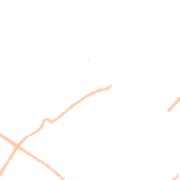 Daytime road noise heatmap for TR11 5ST