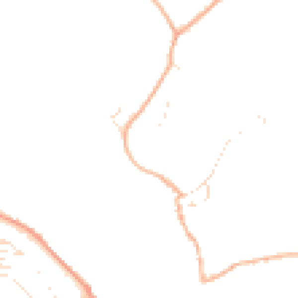 Daytime road noise heatmap for TR11 5TN