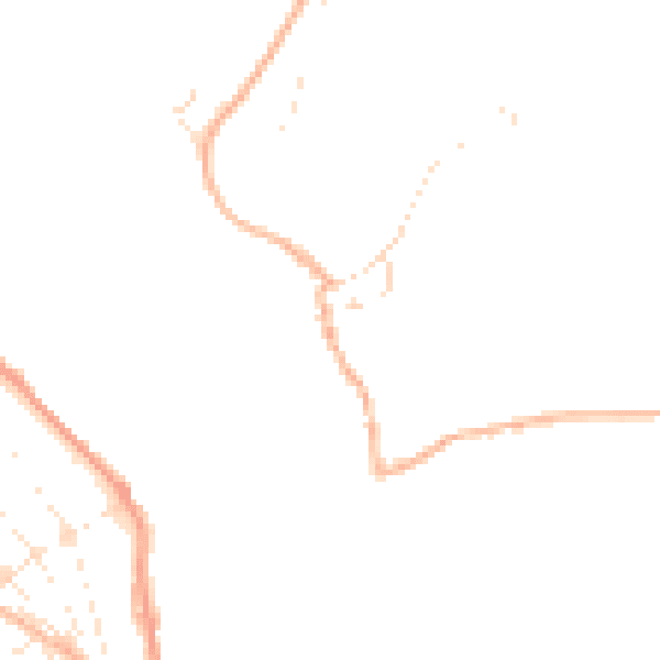 Daytime road noise heatmap for TR11 5TY