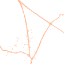 Daytime road noise heatmap for TR11 5UT