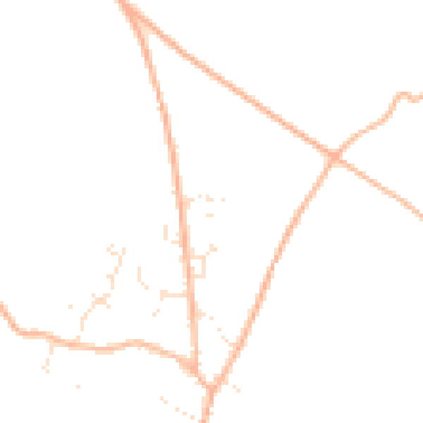 Daytime road noise heatmap for TR11 5UT