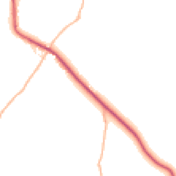 Daytime road noise heatmap for TR12 6LN
