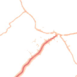 Daytime road noise heatmap for TR12 6LX